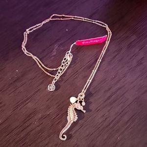 Lilly Pulitzer Seahorse necklace